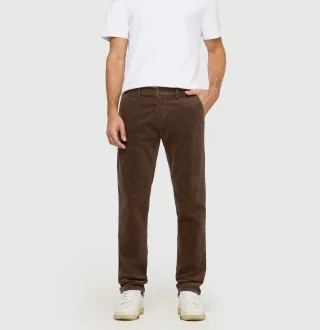 MAC - MAC JEANS - Pedro, Fancy Corduroy braun - Gr. - 32
