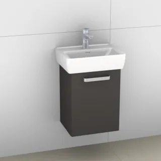 Artiqua 415 Waschtischunterschrank für Pro A 811951, Stahlgrau, 415-WUT-L25-R-7142-88 415-WUT-L25-R-7142-88