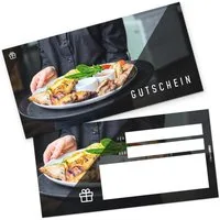 itenga Geschenkkarte itenga Geschenkgutschein Restaurant Essen Dinner (Motiv 27) Postkarte