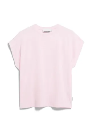 Armedangels - T-Shirt aus Slub-Jersey pink - Gr. - M