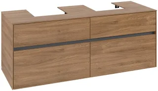 Villeroy & Boch Waschtischunterschrank Collaro C10300 1400x548x500mm Kansas Oak C10300RH