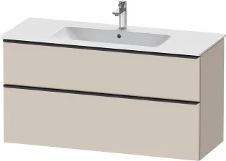 Duravit D-Neo Waschtischunterbau wandhängend Taupe Matt 1210x462x625 mm - DE43640BD910000 DE43640BD910000