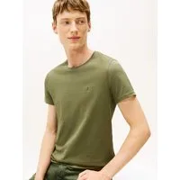 Tommy Jeans T-Shirt TJM ESSENTIAL SOLID mit Rundhalsausschnitt und dezenter Logo-Flag