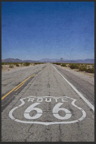 Fussmatte Route 66 10017 | Größe: 180 cm x 200 cm