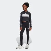 adidas Sportswear Trainingsanzug SEASONAL ESSENTIALS TIBERIO 3-STREIFEN KIDS LEGGINGS-SET (2-tlg)