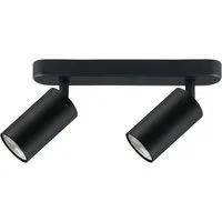 Maclean Deckenstrahler Wandlampe Deckenlampe innen Schlafzimmer Wohnzimmer, ohne Leuchtmittel, GU10 Fassung für LED Halogen max. 35W, Drehbar 330Grad, Neigbar 90Grad