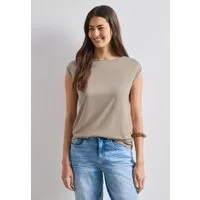 STREET ONE T-Shirt mit U-Boot-Ausschnitt