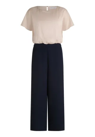 Betty & Co - Jumpsuit Patch Dark Blue/Nature - Gr. - 36