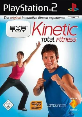 EyeToy Kinetic Total Fitness Komplett Bundle Silber - PS2 *