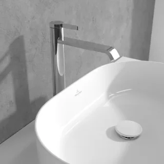 Villeroy und Boch Dawn Einhebel-Waschtischarmatur TVW10610615261 erhöht, ohne Ablaufgarnitur, chrom