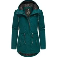 Ragwear Winterjacke Monadis Black Label stylischer Winterparka für die kalte Jahreszeit