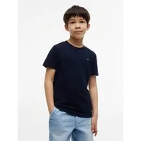 Tommy Hilfiger T-Shirt Rundhalsausschnitt, Regular Fit, Kinder bis 16 Jahre, reine Baumwolle