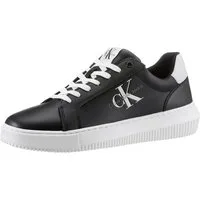 Calvin Klein Jeans SEAMUS 20L Plateausneaker, Freizeitschuh, Halbschuh, Schnürschuh mit Kontrastbesatz
