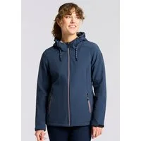 Killtec Softshelljacke KOW 8 WMN SFTSHLL JCKT mit verstellbarer und abnehmbarer Kapuze, atmungsaktives Laminat