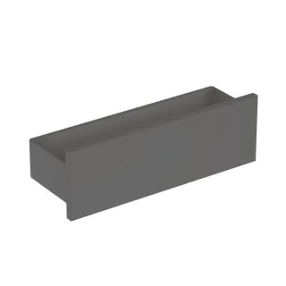 Geberit Smyle Square Wandablage mit einer Tür, 45x14,8x14,3cm, lava, 500362JK1 500362JK1