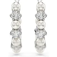 Swarovski Paar Creolen Swarovski Damen-Creolen Metall Swarovski-Kristall (Paar), Matrix