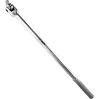 S&R Drehmomentschlüssel Gelenkgriff, Drehgriff 1/2", 600mm Ø 16 mm, Schiebegriff mit Gelenk, Extra Belastbar für Stecknüsse, Steckgriff Bruchfest, mattiert