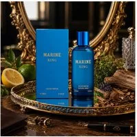 Fine Perfumery London Eau de Parfum Marine King For Him Herrenduft Frisch Holzig 100 ml, Hergestellt in UK, Herrenduft