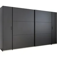 rauch Schwebetürenschrank Kleiderschrank Drehtürenschrank Schrank Garderobe KRONACH (in 3 Ausstattungen BASIC/CLASSIC/PREMIUM, Breiten 225/268/311/354 cm) mit Dreh- und Schwebetüren und vielen Einlegeböden MADE IN GERMANY