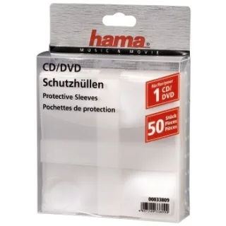 Hama CD-/DVD-Hülle | 00033809 | durchsichtig (Packung