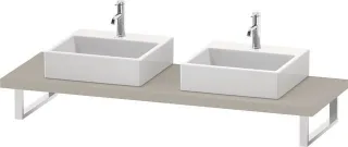 Duravit L-Cube Konsole Taupe Supermatt 800x550x45 mm - LC103C08383 LC103C08383