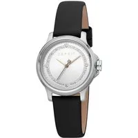 Esprit Quarzuhr ES1L144L0025 ES1L144L0025, Esprit ES1L144L0025 Bent Silver D. Blue Uhr Damenuhr Edelstahl schwarz
