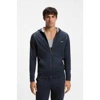 BOSS Kapuzensweatjacke Mix&Match Jacket H mit BOSS Stickerei auf der Brust