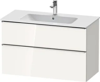 Duravit D-Neo Waschtischunterbau wandhängend Weiß Hochglanz 1010x462x625 mm - DE4363010220000 DE4363010220000