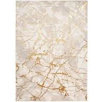 Tapiso Designteppich GOLDEN, rechteckig, Höhe: 16 mm, Wohnzimmer, Schlafzimmer, modern Design