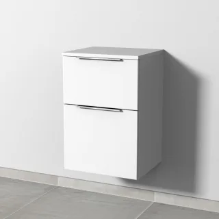Sanipa 3way Unterschrank mit 2 Auszügen, Weiß-Soft, UM14443 UM14443