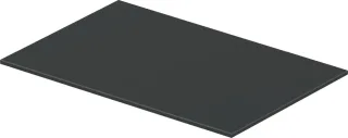Duravit DuraSquare Glaseinleger Flanell Grau 570x310x8 mm - 0099688700 99688700