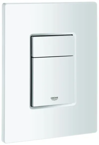 Grohe Abdeckplatte 42371 mit Drucktaste alpinweiß, 42371SH0 42371SH0