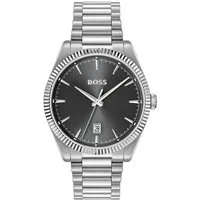 BOSS Quarzuhr CHESWICK 1514310, Armbanduhr, Herrenuhr, Edelstahlarmband, analog, Tag