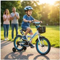 Actionbikes Motors Kinderfahrrad Kinder Fahrrad BMX Donaldo inkl. Korb, 1 Gang, ohne Schaltung, (V-Brake-Bremsen, Luftbereifung, Schutzbleche)