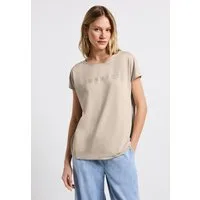 STREET ONE T-Shirt mit Wording aus Schmucksteinen