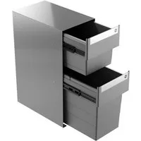 Hailo Einbaumülleimer HAILO StapelBox 28/17 Abfallsammler 45 L dunkelgrau, Hailo Abfallsammler 3644901 TR Swing Raumspar-Tandem-S 18 + 12 Liter