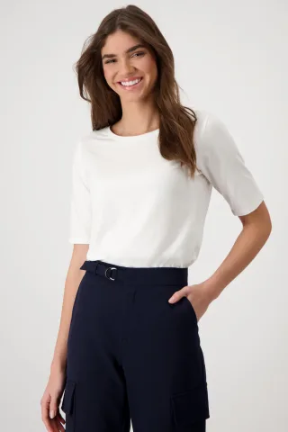 monari - Basic T-Shirt off-white - Gr. - 46