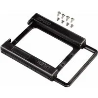 Hama Festplatten-Gehäuse Einbau-Rahmen 2,5" zu 3,5" SSD Festplatte, Intern Rahmen HDD Adapter Halterung Halter für PC Gehäuse