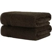 HAMMETEX Saunatuch Hammetex 2er Set extra große Saunatücher, Frottier (Packung, 2-St), 100% Baumwolle – Weich & Saugfähig – Luxuriöse Große Spa-Badetücher