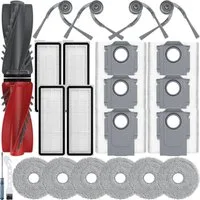 FELIXLEO Staubsaugerdüsen-Set 24 Zubehör Set für Qrevo S5V Curv S5X Edge S5A Roboter, (24-tlg)