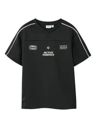 NAME IT - NKMDIMSO SS NREG TOP black - Gr. - 140