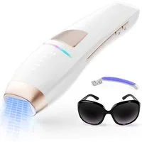 OYLCDI Haarentfernungsgerät IPL-Haarentferner, Laser Haarentfernung Zuhause, 999,999 Lichtimpulse, Laser Haarentfernung Zuhause Dauerhafte Schmerzlos Haarentfernung, für Lippenhaare, Gesicht, Achsel, Bikinizone und Körper-Aufgerüstet