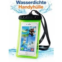 Illes-Laedchen Handyhülle wasserdichte Handyhülle Smartphone Schutzbeutel Handytasche, Universal - IPX8 - 7 Farben zur Auswahl - bis 6,7 Zoll Smartphonegröße