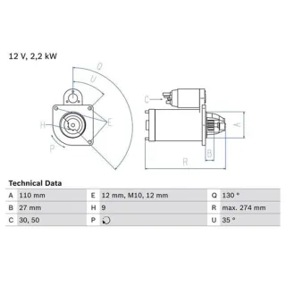 Bosch Starter Iveco Daily 2