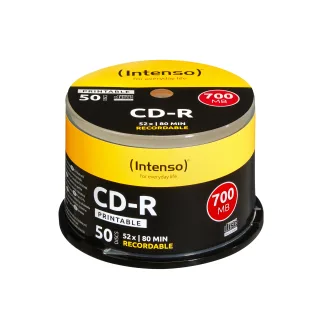 Intenso 50 x CD-R | 1801125 | 700 MB (80 Min) 52x - mit