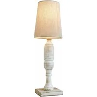 Mirabeau Tischleuchte Tischlampe Yernisto antikweiß