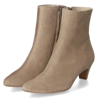 Paul Green Stiefeletten  Beige - Gr. 36 -  Echt Leder