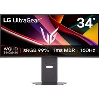 LG 34G600A Curved-Gaming-Monitor (86 cm/34 ", 3440 x 1440 px, UWQHD, 1 ms Reaktionszeit, 160 Hz, VA LED)