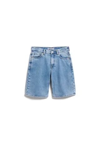Armedangels - THAALINA MID WAIST DENIM SHORT fresh blue - Gr. - 26