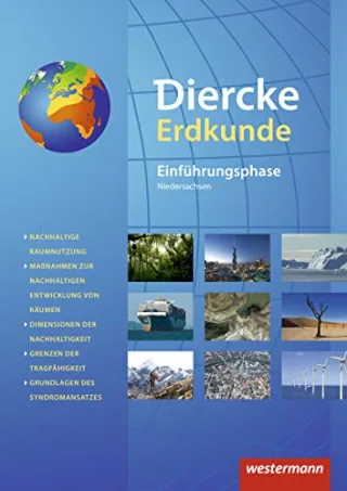 Diercke Erdkunde - Ausgabe 2015 für Gymnasien in Niedersachsen G9: Schülerband Einführungsphase